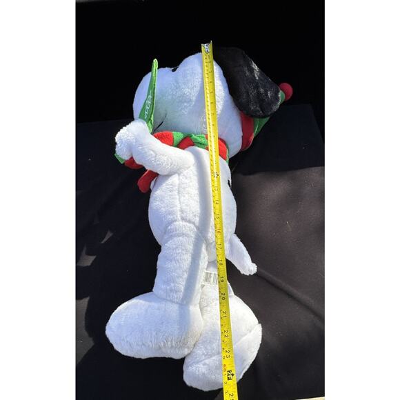 24” PEANUTS Brrr Snoopy Gemmy Plush Christmas Holiday Greeter Rare - Picture 8 of 11